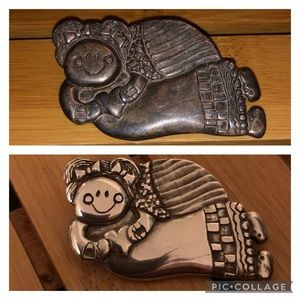 Sterling brooch MD Anderson cancer center children’s art project 1998